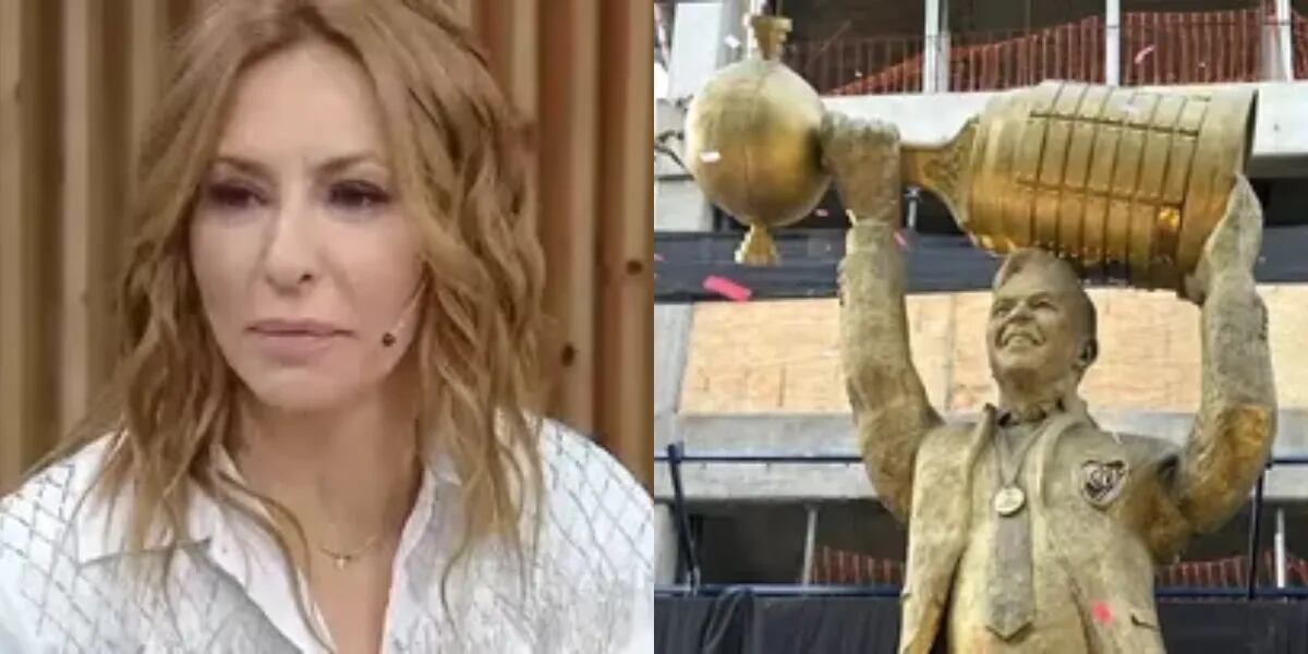 Analía Franchín se fue de boca con la estatua de Marcelo Gallardo y un detalle detonó en vivo: “Una bola de fraile”