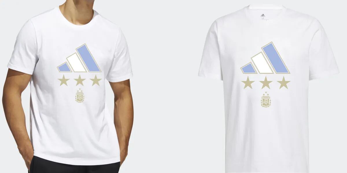 Cuánto cuesta la nueva camiseta de Argentina con las tres estrellas