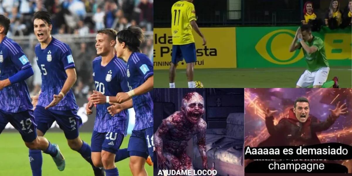 Argentina goleó 5 a 0 a Nueva Zelanda en el Mundial Sub 20 y los memes rompieron las redes: “Ayudame loco”