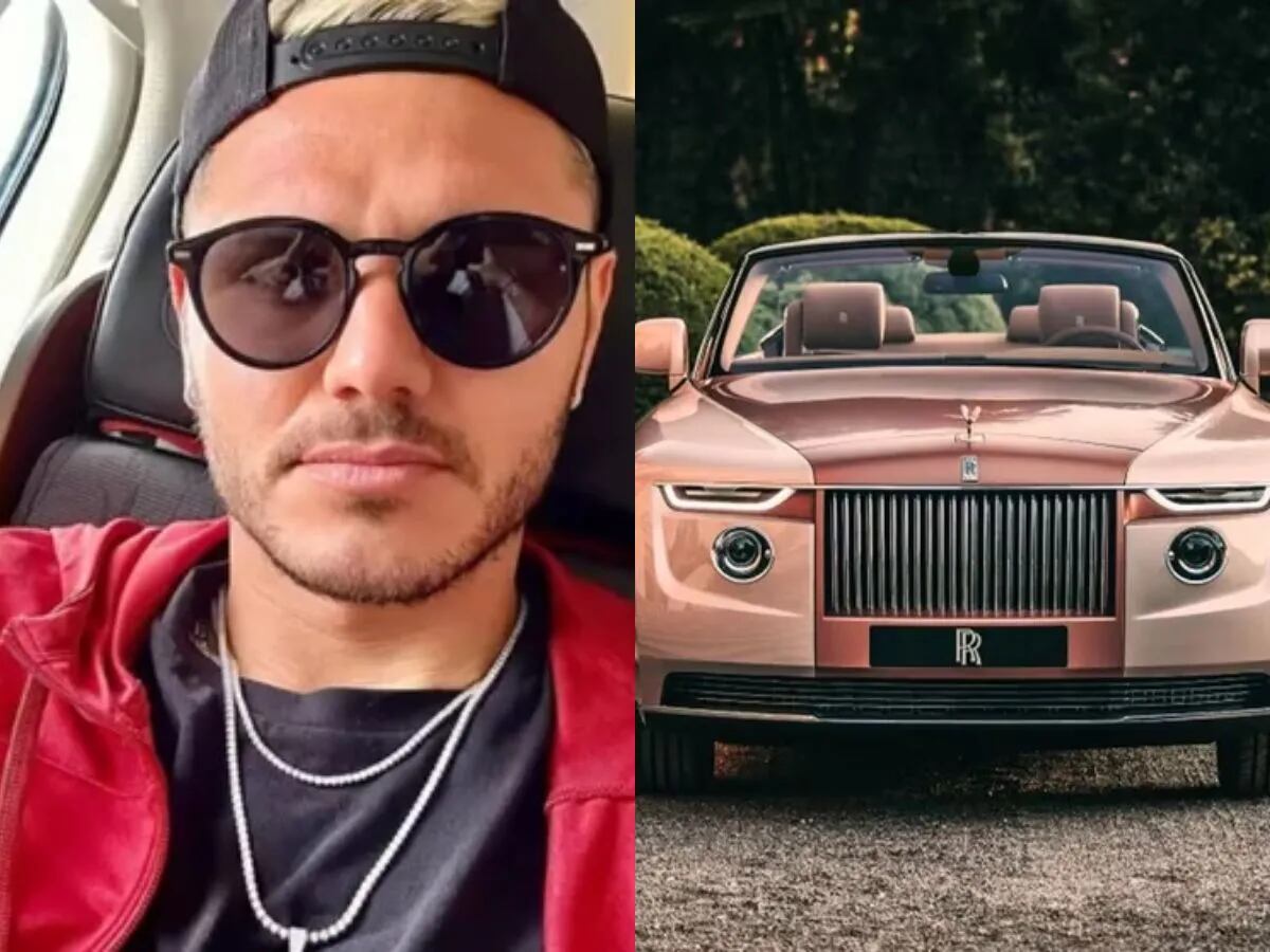 Cuánto cuesta y cómo es el lujosísimo auto Rolls Royce que usa Mauro Icardi por las calles de Turquía