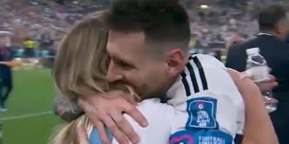 Quién es Antonia, la mujer con la que Messi se abrazó fuerte tras consagrarse campeón del mundo en Qatar 2022