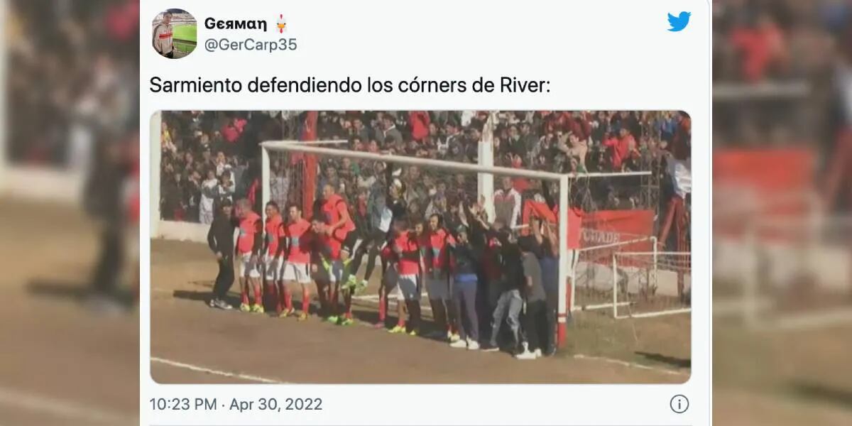 River no tuvo piedad, goleó 7 a 0 a Sarmiento y los memes salieron a festejar
