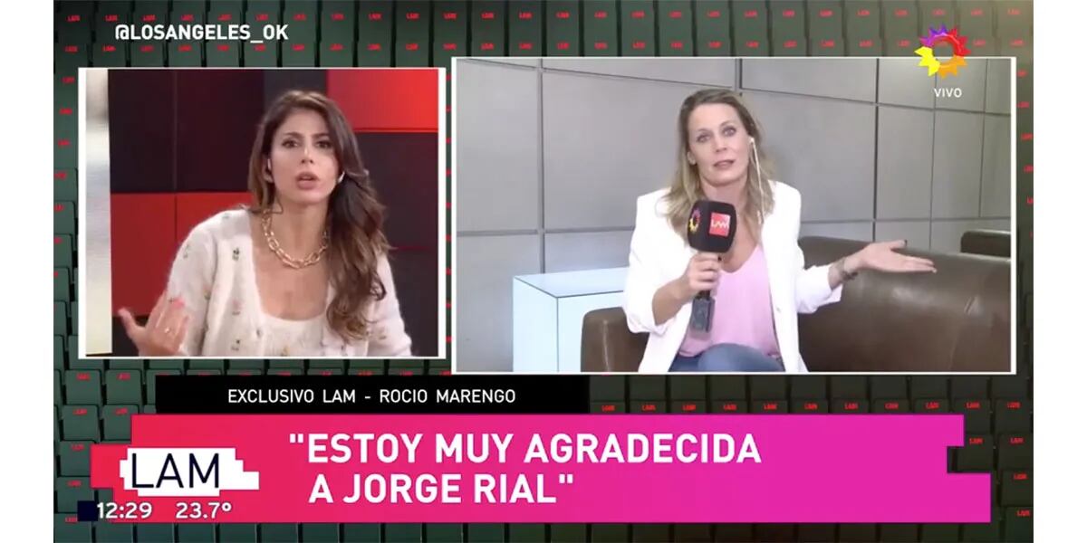 Rocío Marengo reveló que la "freezaron" de Intrusos por una expareja de Rial: "Estaba celosa"