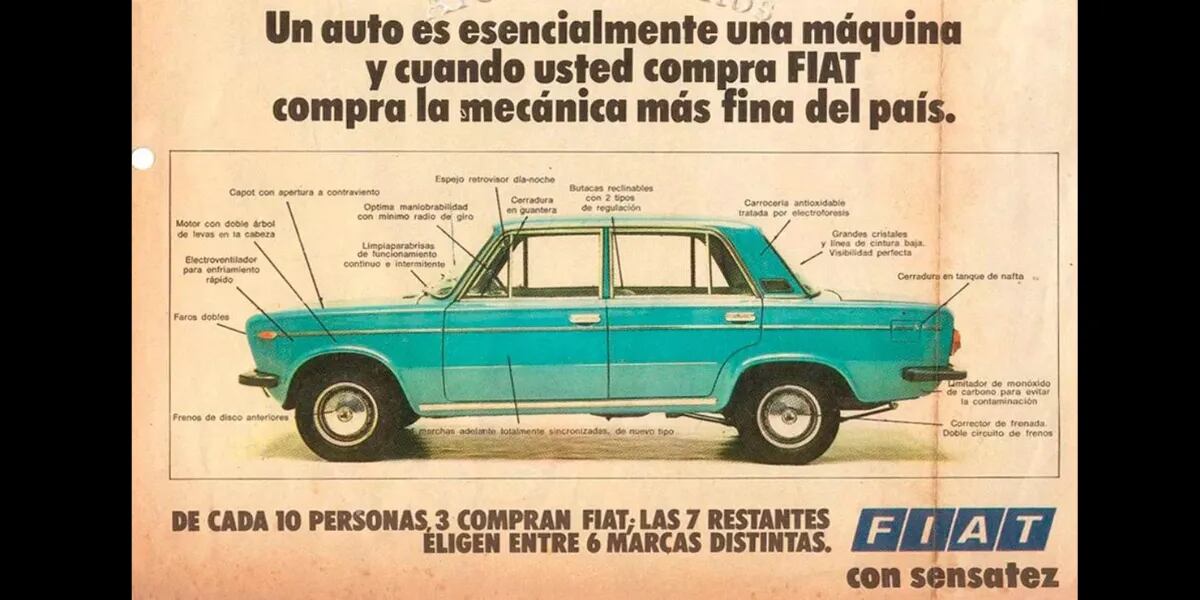 El Fiat 125 cumple 50 años: la historia de este emblema argentino