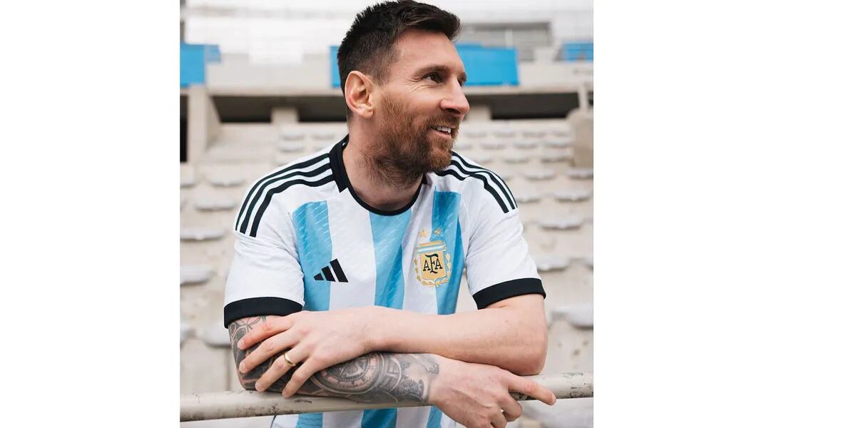 Se filtró la posible camiseta suplente de la Selección argentina para Qatar 2022