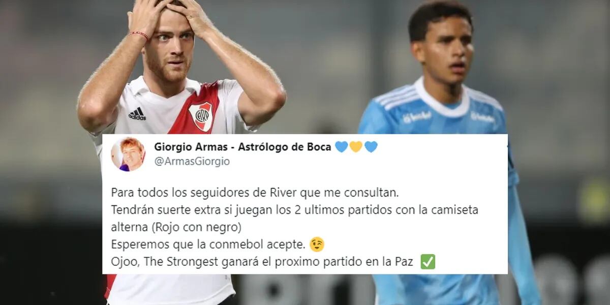 El astrológo de Boca reveló cuales son las condiciones que debe cumplir River para seguir con vida en la Copa Libertadores: “Tendrán suerte”
