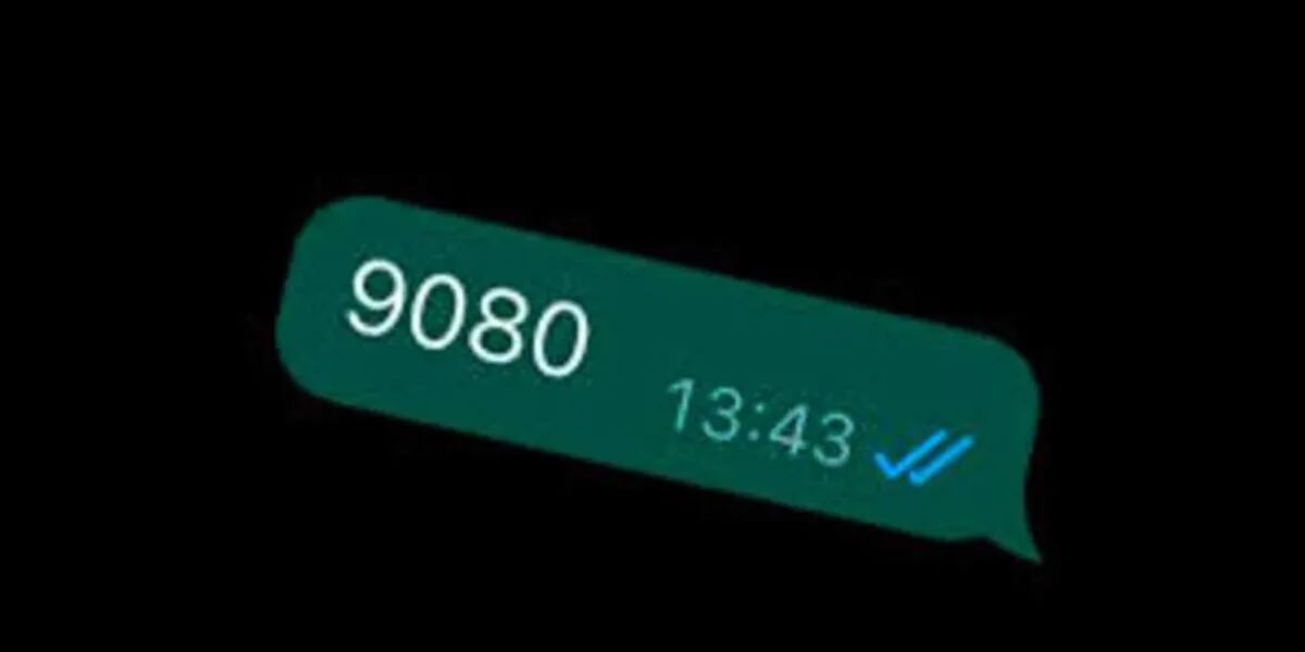 WhatsApp: qué significa que te escriban el número “9080″ en un chat