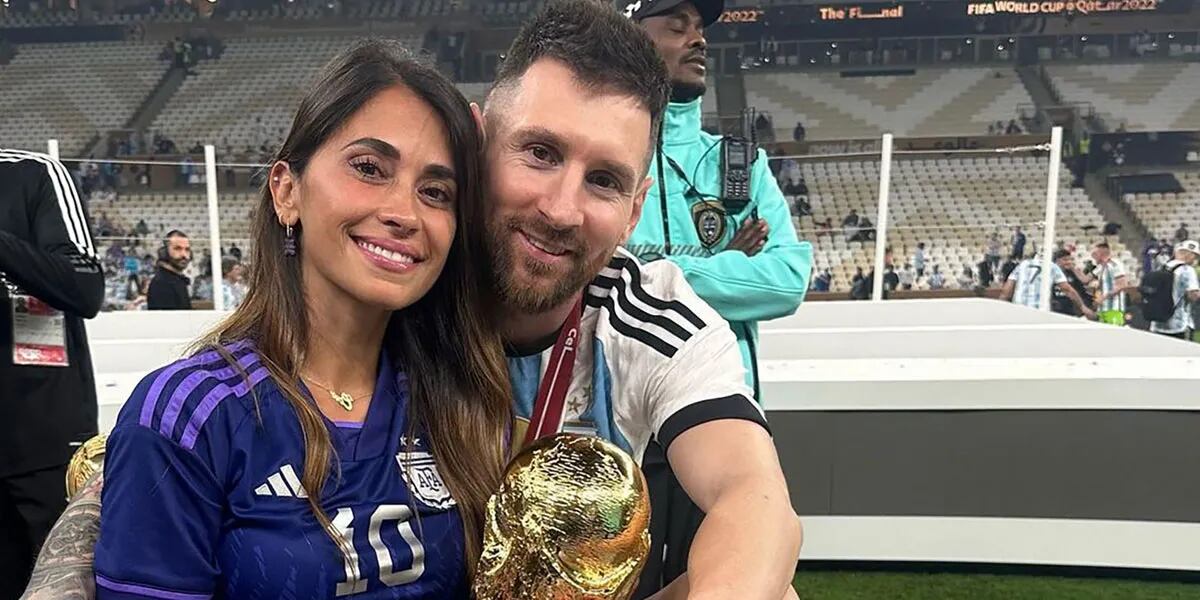 Antonela Roccuzzo se emocionó al leer las palabras de Lionel Messi a un mes de ganar el Mundial de Qatar