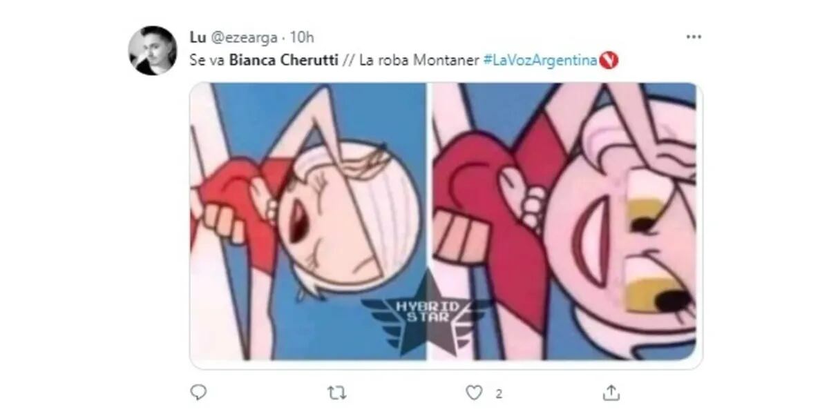 Bianca Cherutti volvió a cantar en La Voz y las redes se llenaron de memes