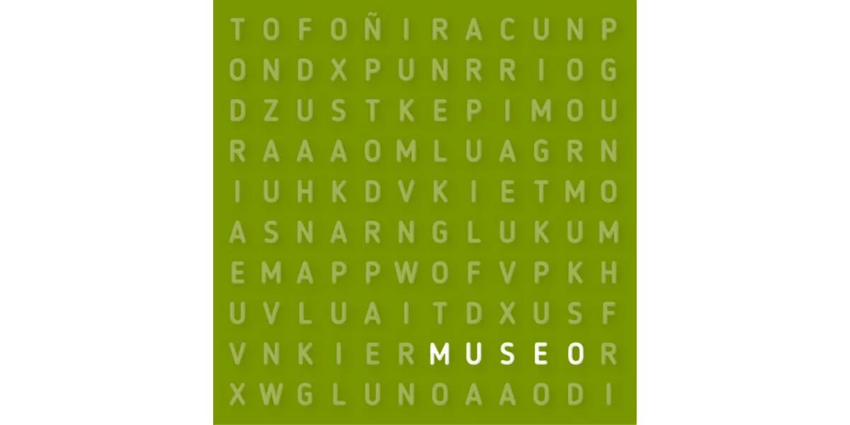 Superá el reto visual del día: encontrá la palabra “MUSEO” en la sopa de letras