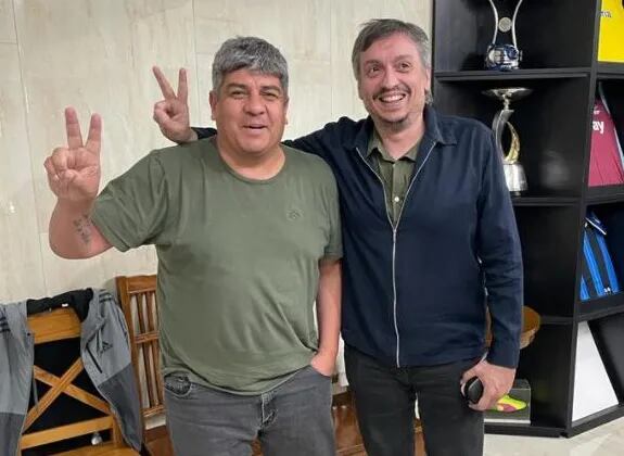 Pablo Moyano y Máximo Kirchner mantuvieron una charla "política y gremial"