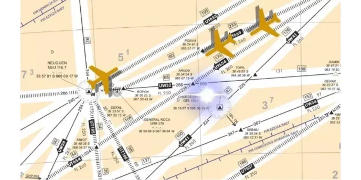 Un OVNI “siguió” a tres aviones de Aerolíneas Argentinas en un vuelo a Bariloche: “Es increíble”