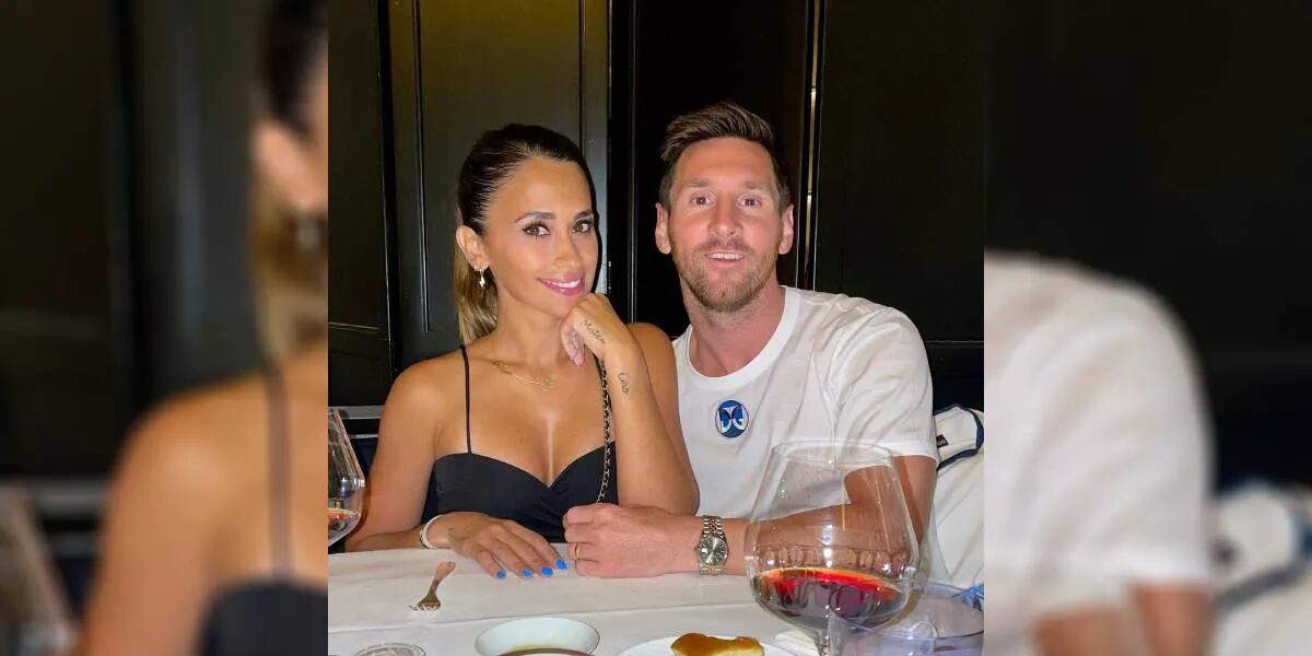 La romántica foto de la cena entre Lionel Messi y Antonela Roccuzzo en París que acaparó todas las miradas
