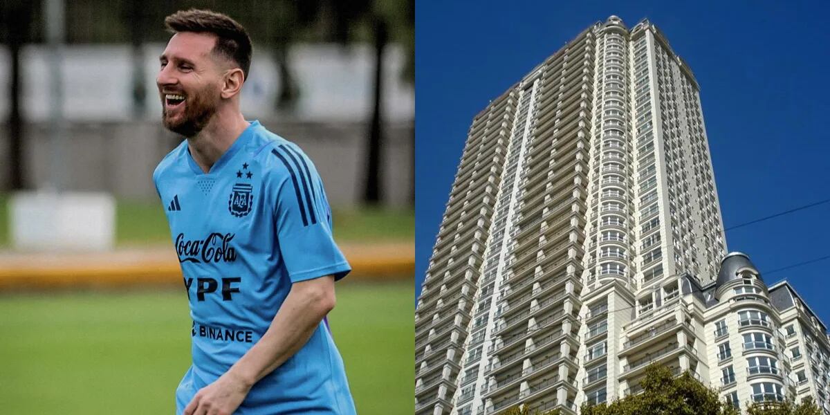 Cómo es el lujoso edificio que eligió Lionel Messi para hospedarse en Buenos Aires: microcine, peluquería y pileta
