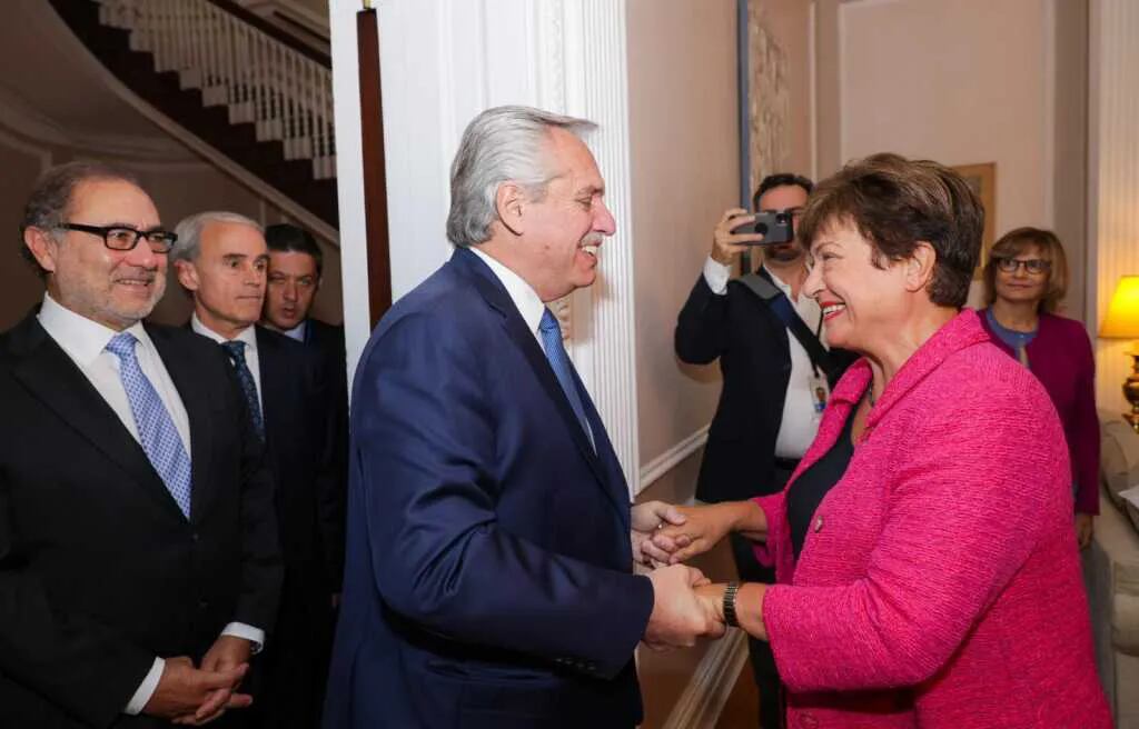 Reunión cumbre de Fernández con Georgieva en EEUU, tras el acuerdo técnico que alcanzaron el Gobierno y el FMI