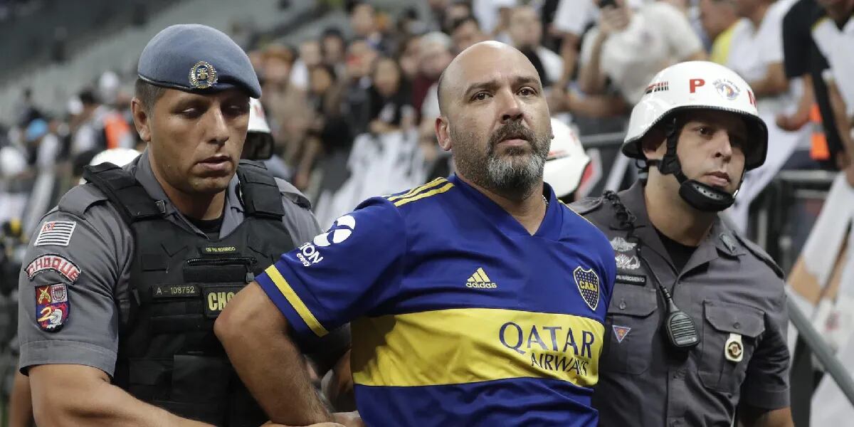 Quién es Leonardo Ponzo, el hincha de Boca que fue detenido por sus gestos en la previa contra Corinthians