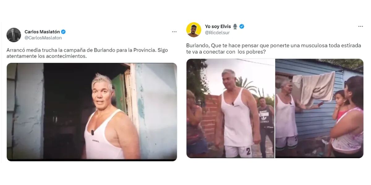 Fernando Burlando lanzó su candidatura con un video en musculosa y ojotas y estallaron las redes: “Disfrazado”