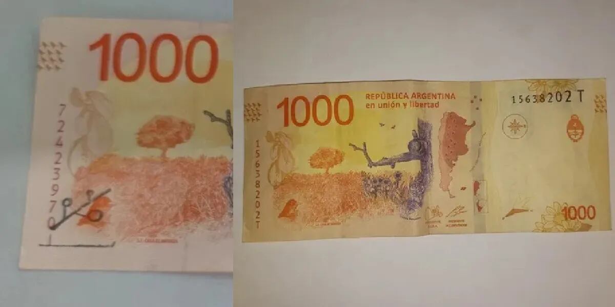 Venden billetes de mil pesos a $100.000 por un error de impresión: cuáles son y cómo identificarlos