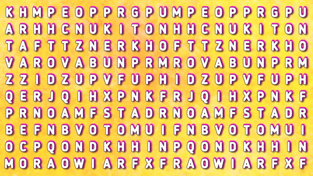El 98% no logra resolver el reto visual: encontrar la palabra “CEREZA” en la sopa de letras