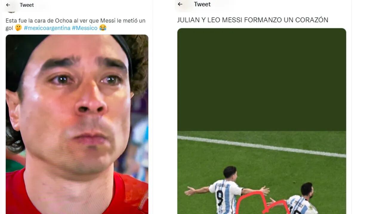 Los detonados memes tras la victoria de la Selección Argentina en el Mundial Qatar 2022: “Formando un corazón”