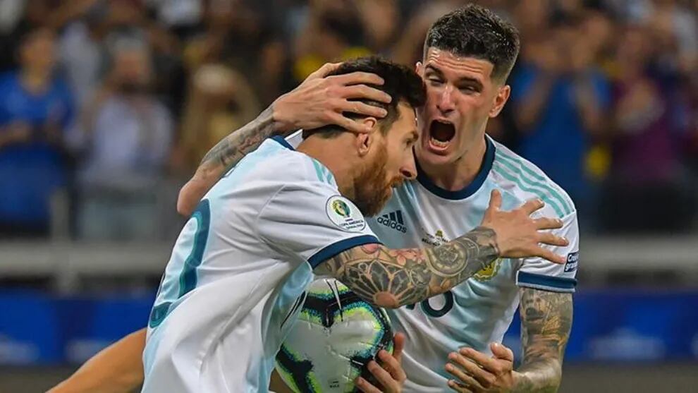 Mate y copa: la foto de Lionel Messi y Rodrigo de Paul en la previa del partido con Uruguay
