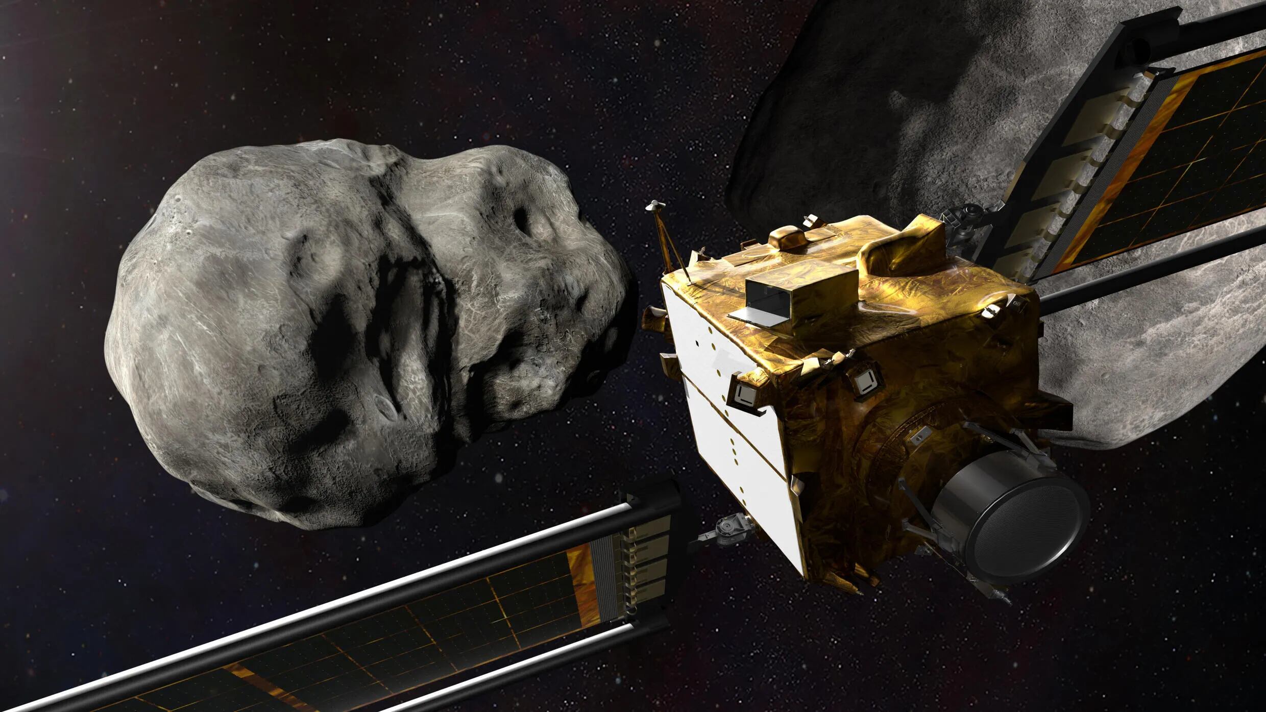 La NASA busca con este experimento desviar la trayectoria de los asteroides que pudieran impactar en un futuro en la Tierra; 