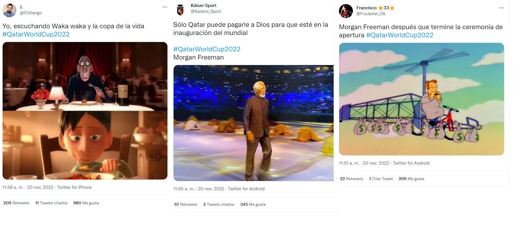 Mundial Qatar 2022: la ceremonia inaugural copó las redes sociales y los memes no se hicieron esperar