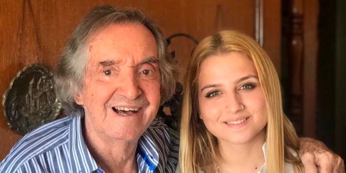 El emotivo homenaje que la nieta de Carlitos Balá le hizo a su abuelo: “Para siempre conmigo”