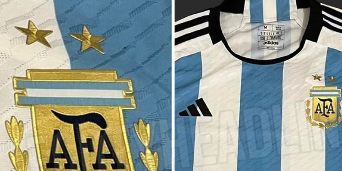 Se filtró la camiseta que podría utilizar la Selección Argentina en Qatar 2022