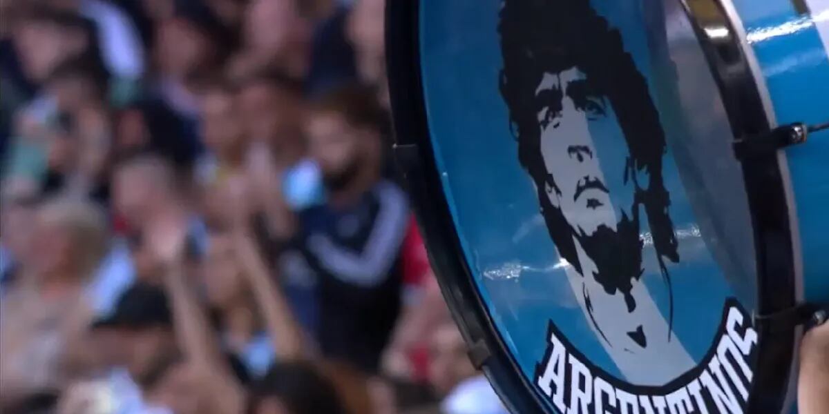 Finalissima: el emotivo homenaje a Diego Maradona en la final entre Argentina e Italia