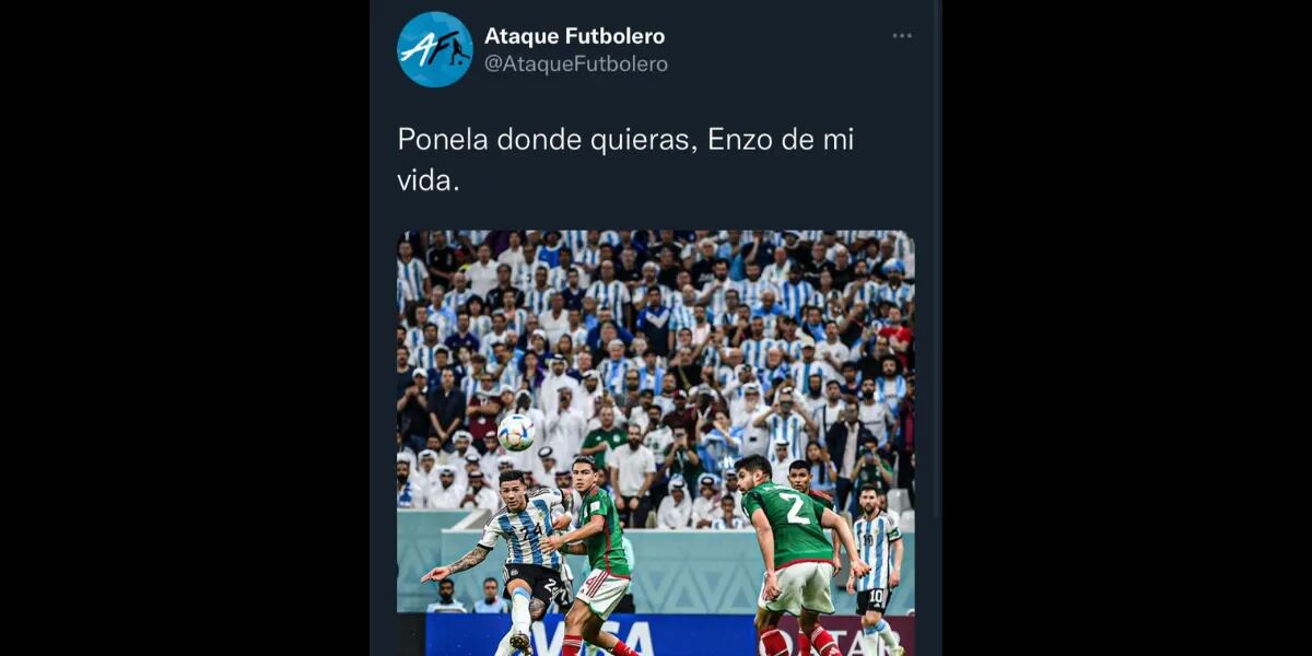 Enzo Fernández metió un golazo para la Selección Argentina y las redes estallaron como nunca: “Gol de desquiciado”