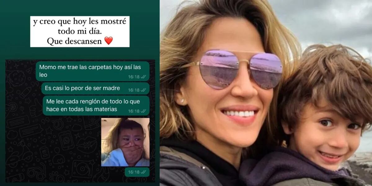 Jimena Barón reveló qué es lo peor de ser madre con un contundente video de su hijo Momo: "Nochón"