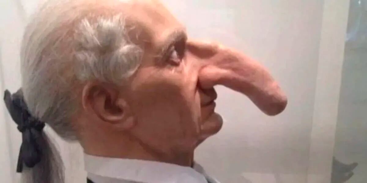 La historia de vida del hombre con la nariz más larga de la historia