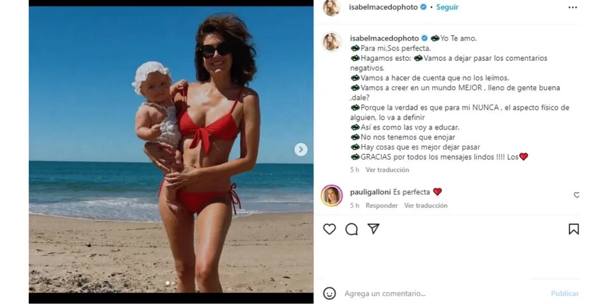 Isabel Macedo explotó furiosa tras las críticas a su bebe de 7 meses: “Vamos a hacer de cuenta que no los leímos”