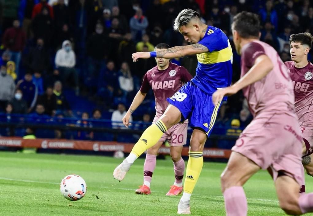 Liga Profesional: Boca goleó a Lanús tras el regreso del público a La Bombonera
