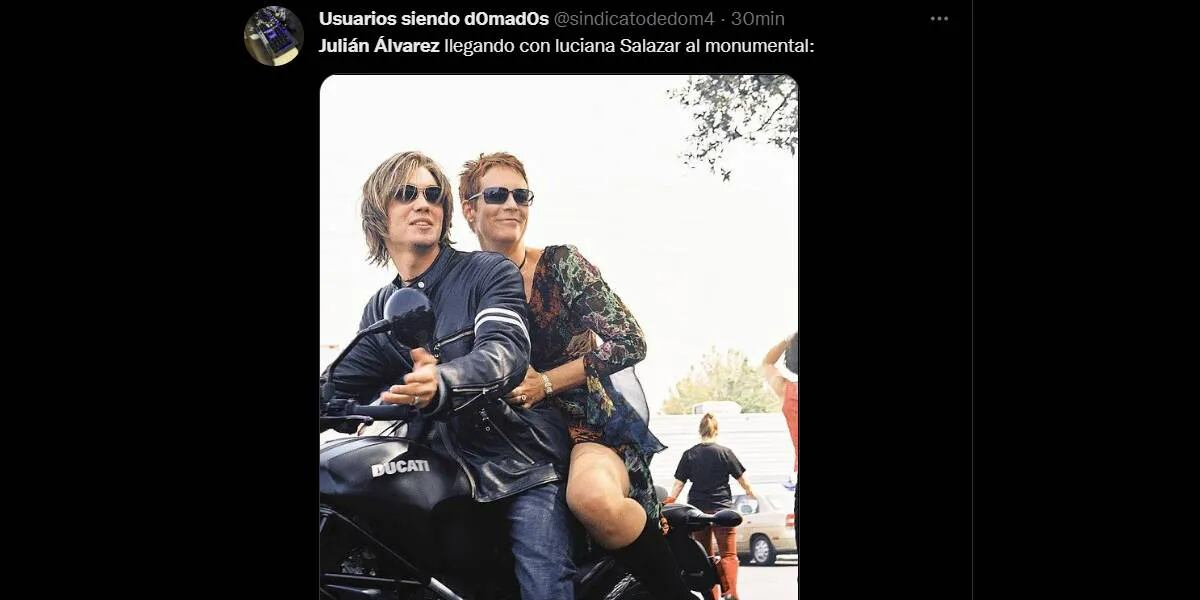 Confirmaron el romance de Luciana Salazar y Julián Álvarez y los memes se quedaron sin palabras