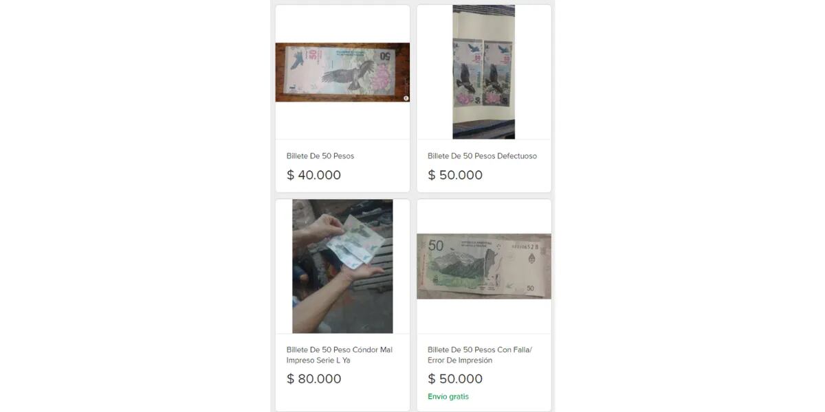 Pagan hasta $50.000 por billetes de $50 con un grave error de impresión: cómo identificarlos y dónde venderlos
