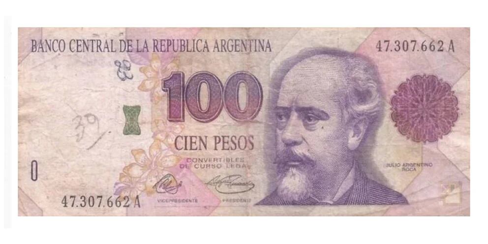 Pagan hasta $13.788 por algunos billetes de 100 pesos con la cara de Roca: cómo identificarlos