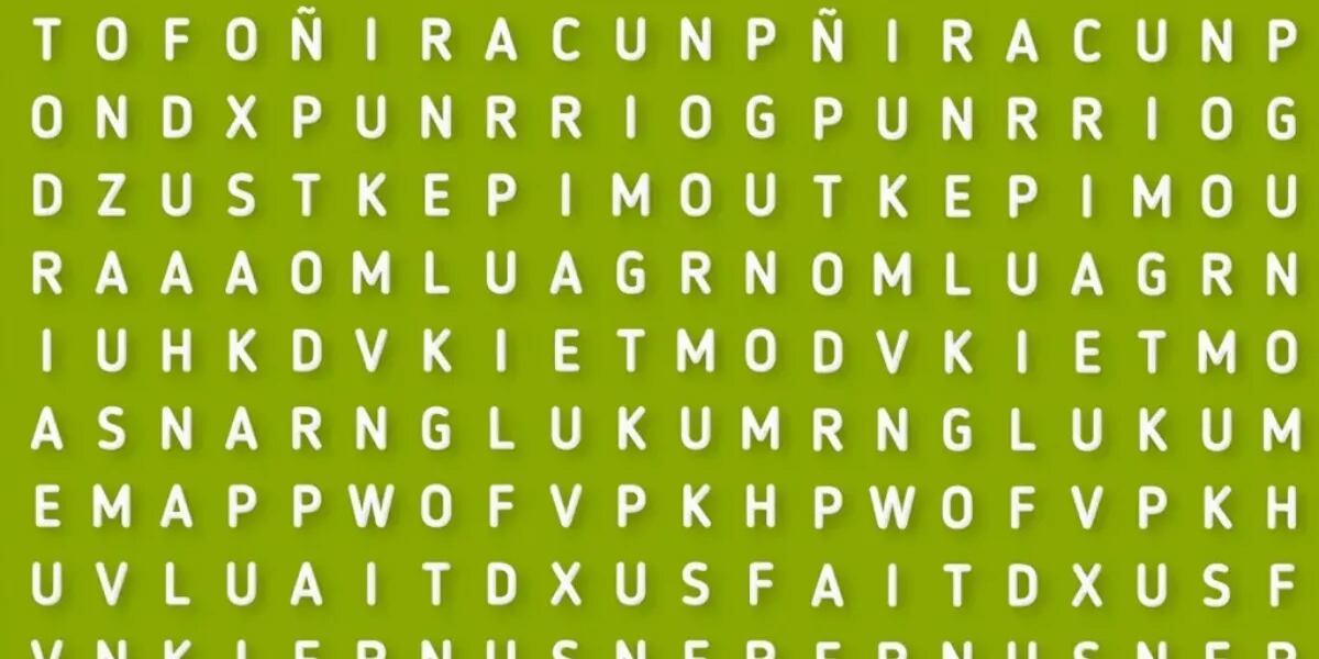 Reto visual IMPOSIBLE: encontrá la palabra “DELFÍN” en la sopa de letras