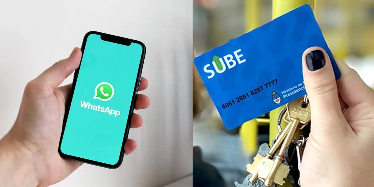 La tarjeta SUBE ya se puede comprar a través de WhatsApp