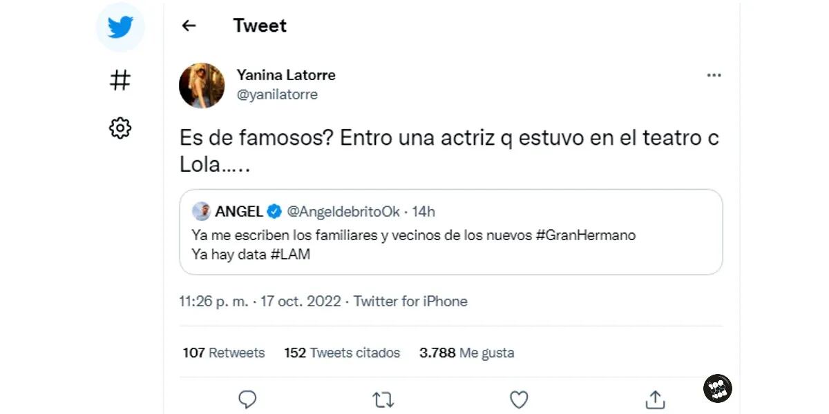 La ácida reacción de Yanina Latorre al ver a Julieta Poggio en Gran Hermano 2022: “¿Es de famosos?”