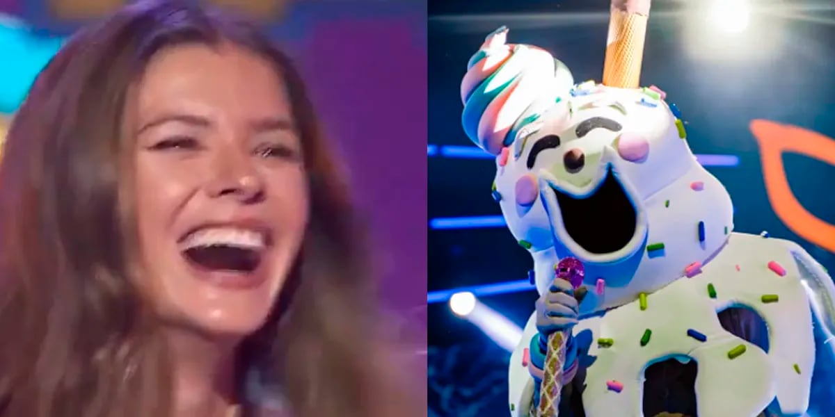 La China Suárez se disfrazó de helado y cantó canciones de Tini en un reality: “Por suerte dijeron que cantaba bien”