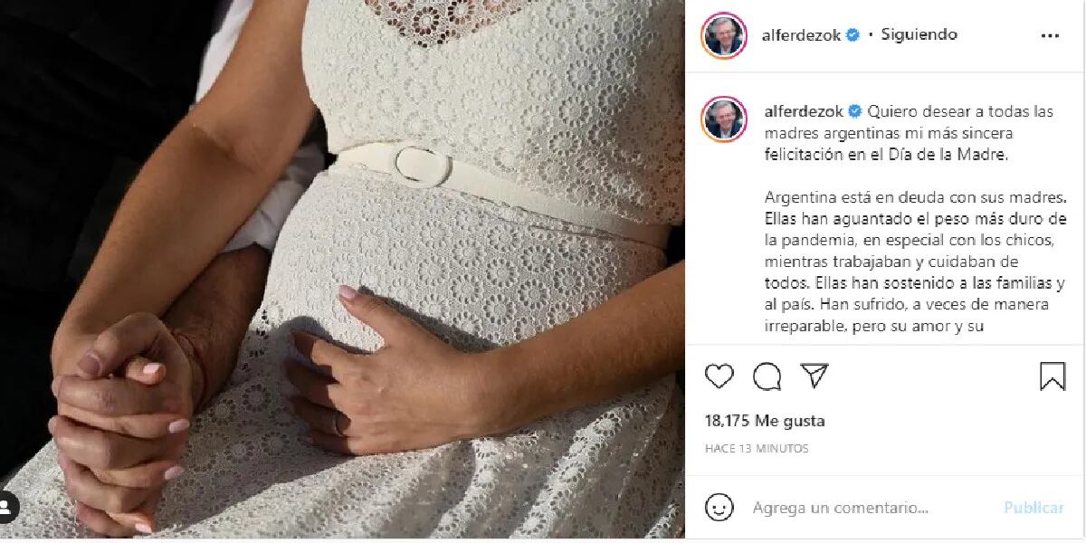 Alberto Fernández confirmó el embarazo de Fabiola Yáñez y reveló el sexo del bebé