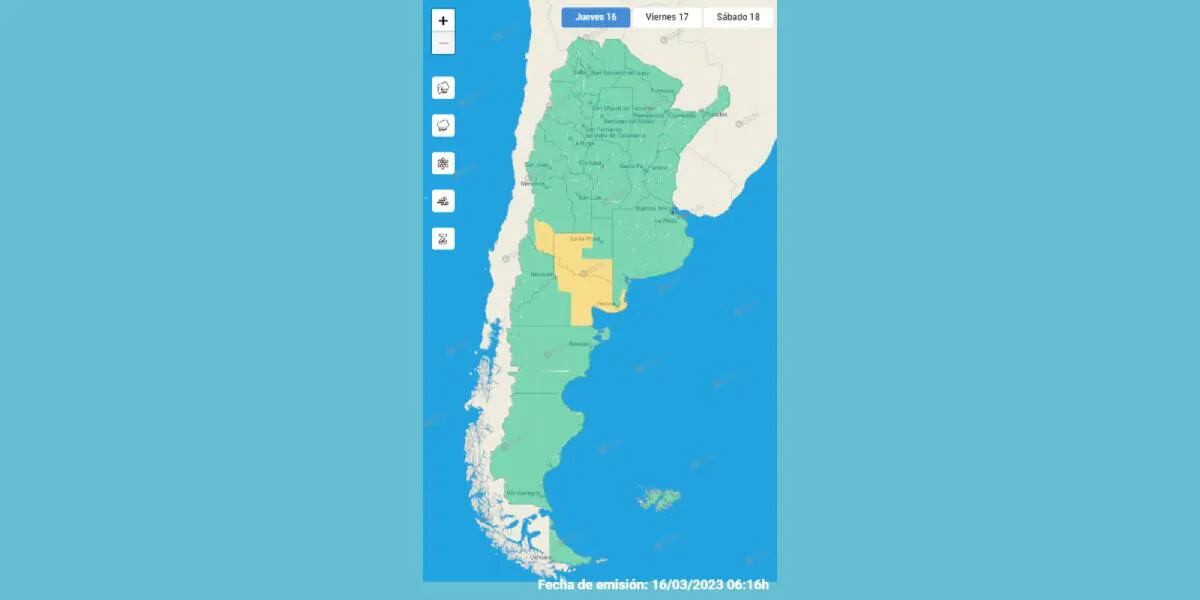 Alerta meteorológica nivel amarillo por tormentas severas y caída de granizo en Buenos Aires: a qué hora empiezan