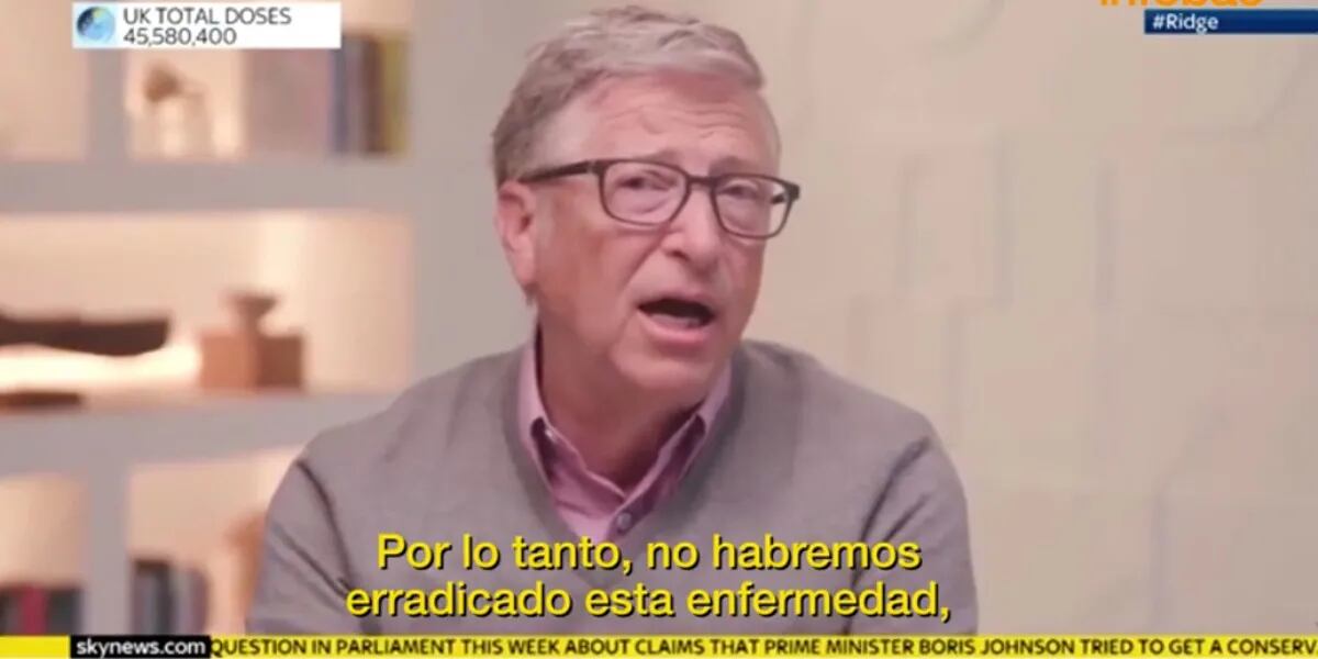Bill Gates cree que el mundo volverá a la normalidad a finales de 2022