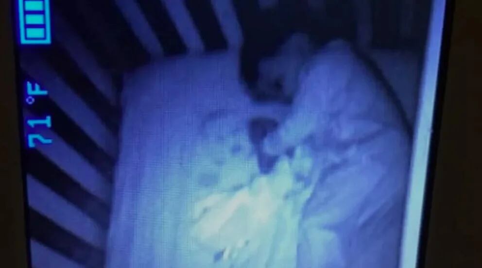 La imagen del “bebé fantasma” en la cuna de su hijo estremeció a una mujer