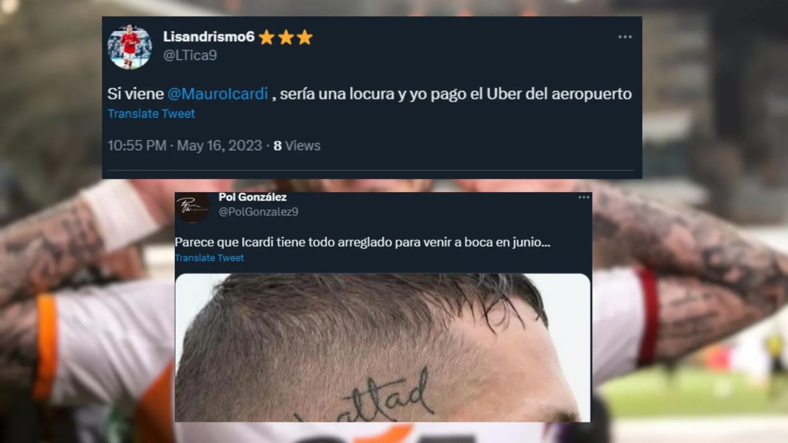 Mauro Icardi le tiró un buena onda a Boca y los memes salieron con los tapones de punta: “Hacerle la contra a Wanda”