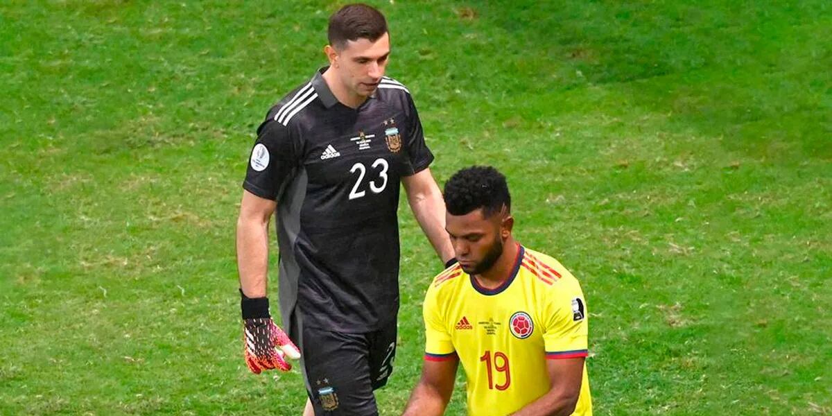“Te voy a arrancar la cabeza”, Miguel Borja rompió el silencio sobre el cruce con Dibu Martínez en la Copa América