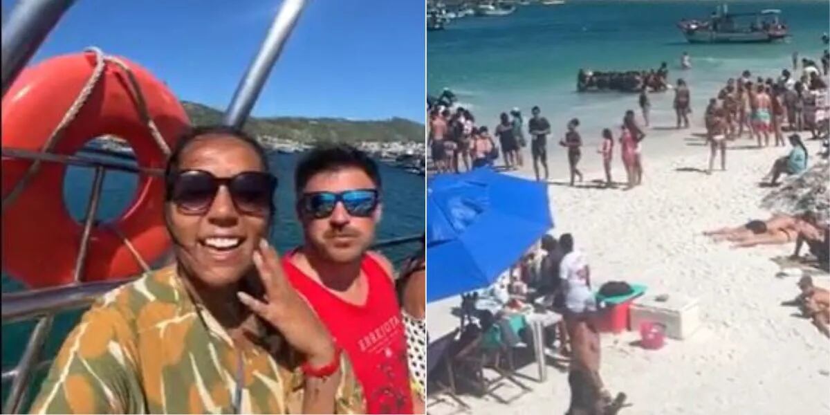 Una tiktoker chilena se fue de vacaciones a Brasil y detalló qué lugares turísticos la decepcionaron