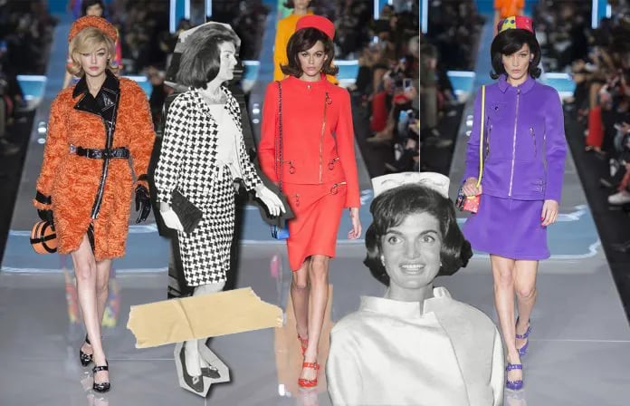 Milan Fashion Week: Moschino se inspiró en los looks más icónicos de Jackie Kennedy